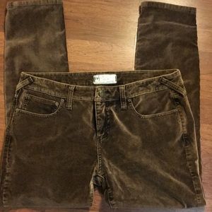 Free People Velvet Skinny Jeans